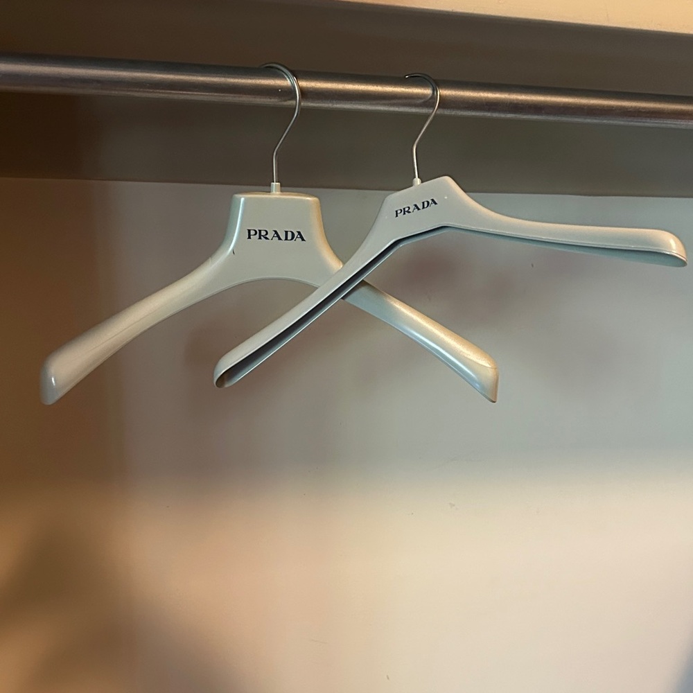 Prada gray Designer Hangers